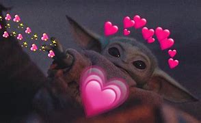 Image result for Baby Yoda Heart Meme