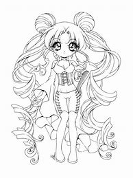 Image result for Kawaii Goth Coloring Pages