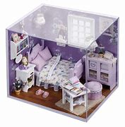 Image result for DIY Dollhouse Bedroom Furniture