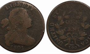 Image result for 1801 Draped Bust Large Cent