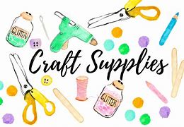 Image result for Arts and Crafts Supplies Cartoon