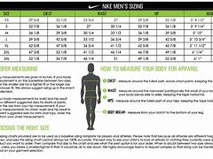 Image result for Nike Dri-FIT Shirt Size Chart