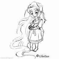 Image result for Rapunzel Baby Coloring Page