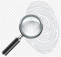 Image result for Magnifying Glass with Fingerprint Clip Art