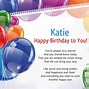 Image result for Happy Birthday Katie Clip Art