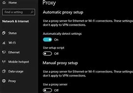 Image result for Internet Proxy Settings Windows 1.0