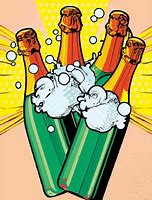 Image result for Champagne Popping Art