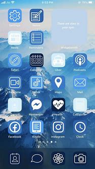 Image result for Cute Blue Home Screen