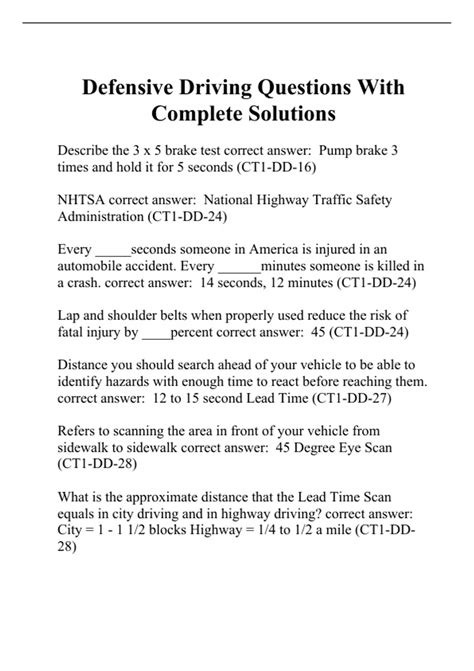 Image result for Defensive Driving Practice Tests