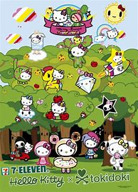 Image result for Tokidoki Hello Kitty Wallpaper