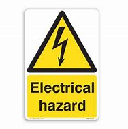 Image result for Eletrical Warning Sticker