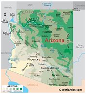 Image result for Arizona in USA Map