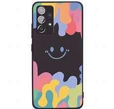 Image result for Galaxy A32 Blue Phone Case Smiley-Face