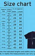 Image result for Us Standard Clothing Size