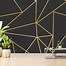 Image result for White and Gold Geometric Wallpaper
