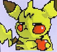 Image result for Pikachu Meme Face Pixel Art