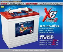 Image result for Us 2200 6 Volt Battery