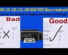 Image result for Printer Ghost Image Example