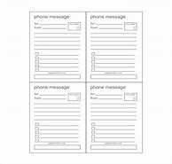 Image result for Free Phone Message Form