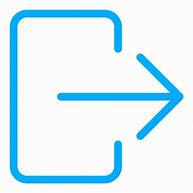 Image result for Exit Icon Blue