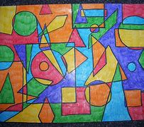 Image result for Geometric Shapes Art Lesson