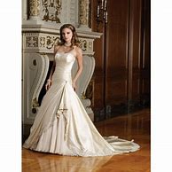 Image result for Champagne Wedding Gown