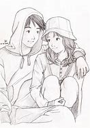 Image result for Aesthetic Couple Drawings Easy