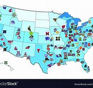 Image result for D1 College Football Map