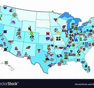 Image result for NCAA Division 1 Football Map