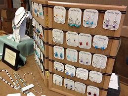 Image result for How to Display Earrings at a Craft Fair