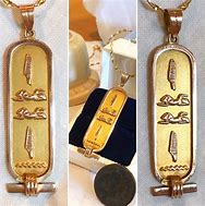 Image result for Gold Egyptian Pendant