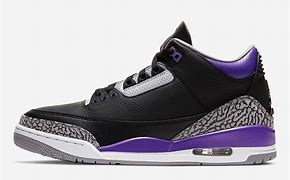 Image result for Purple and Gold Jordan 3