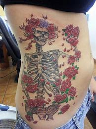 Image result for Grateful Dead Skeleton Tattoo