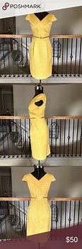 Image result for Tahari Dress Size 2 Yellow