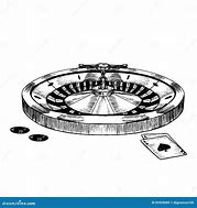 Image result for Casino Roulette Wheel Drawing
