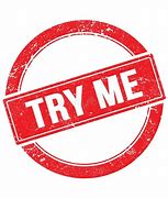 Image result for Try Me Button