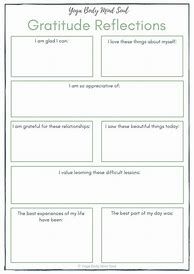 Image result for Gratitude in Recovery Worksheet
