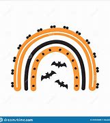 Image result for Cartoon Halloween Bat Rainbow