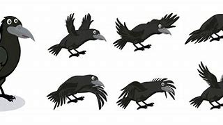 Image result for Cartoon Crow with Fishing Pole