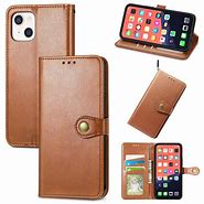 Image result for Leather iPhone 13 Wallet Case