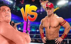 Image result for Andre the Giant vs John Cena