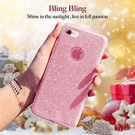 Image result for iPhone 7 Pink Glitter Cases for Girls