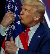 Image result for President Trump American Flag
