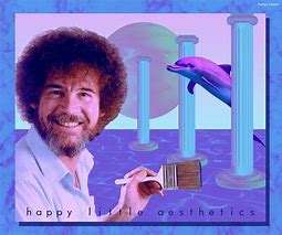 Image result for Bob Ross Aesthetic