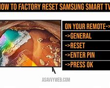 Image result for Factory Reset Samsung Smart TV without Pin