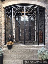 Image result for Wrought Iron Security Doors