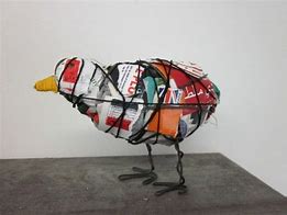 Image result for Birds Trash Art
