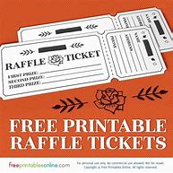 Image result for Blank Tickets for Raffle
