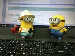 Image result for Mininons with Computer