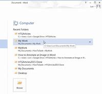 Image result for Word Backup Files